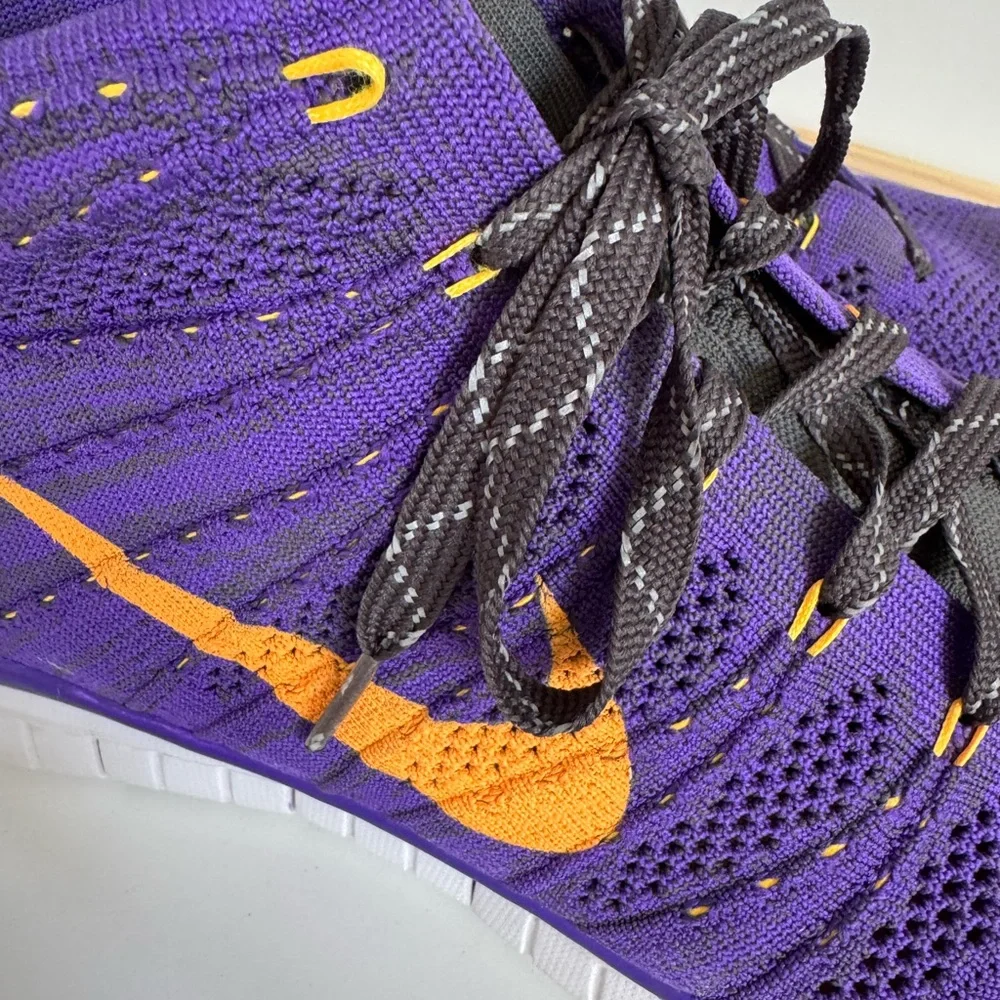 NIKE Free Flyknit Rare Chukka Hyper Grape Purple Colorway Sneakers Men’s Size 9